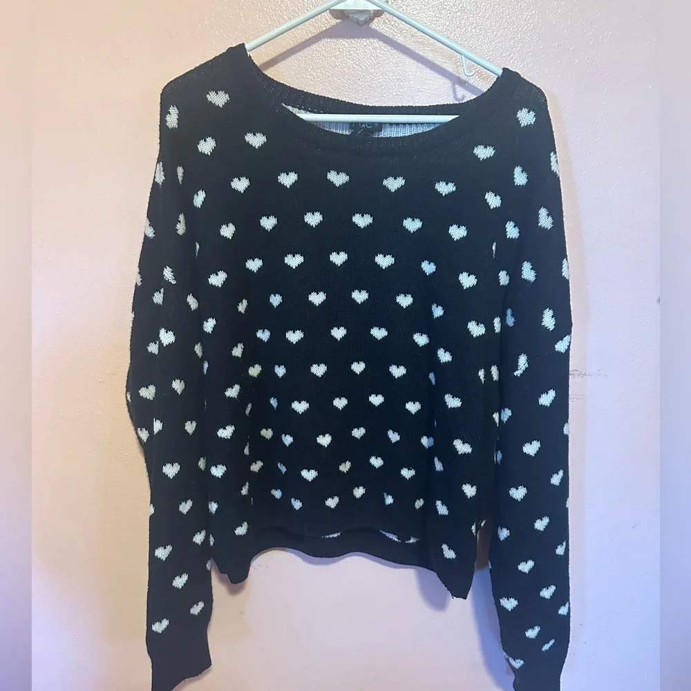 Rue+ Heart Sweater Top 3x - Picture 1 of 3